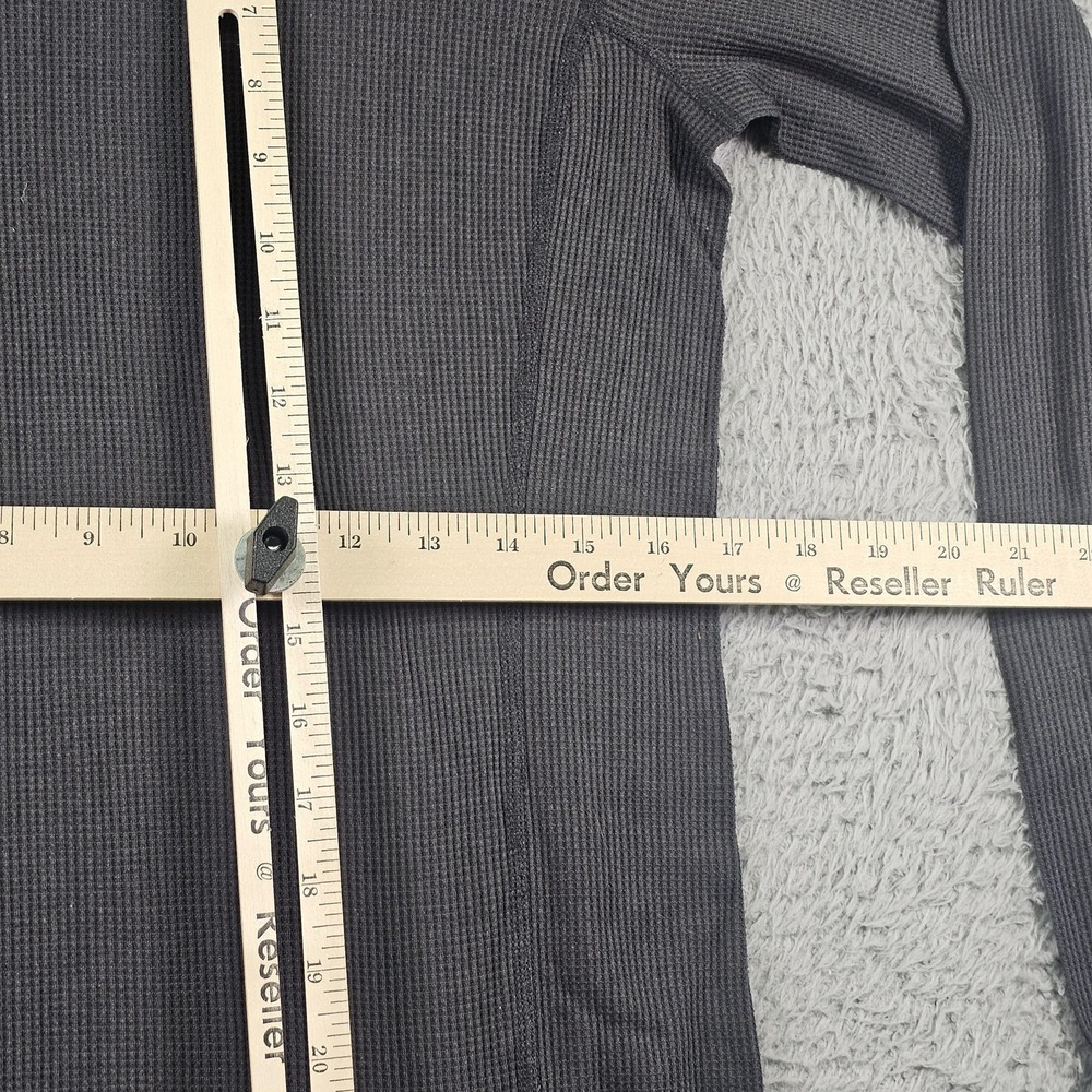 Carhartt Shirt Mens Small Gray Force Thermal Waffle Knit Long Sleeve MBL113 - Picture 11 of 11